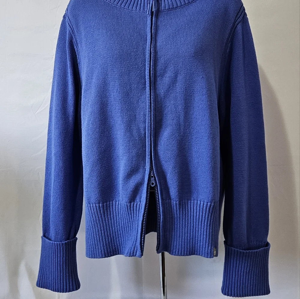 [NWT] Talbots Long Sleeve Mock Neck Sweater Jacket - Picture 6 of 13